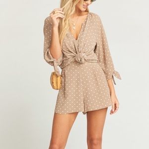 SHOW ME YOUR MUMU Polka dot shorts small